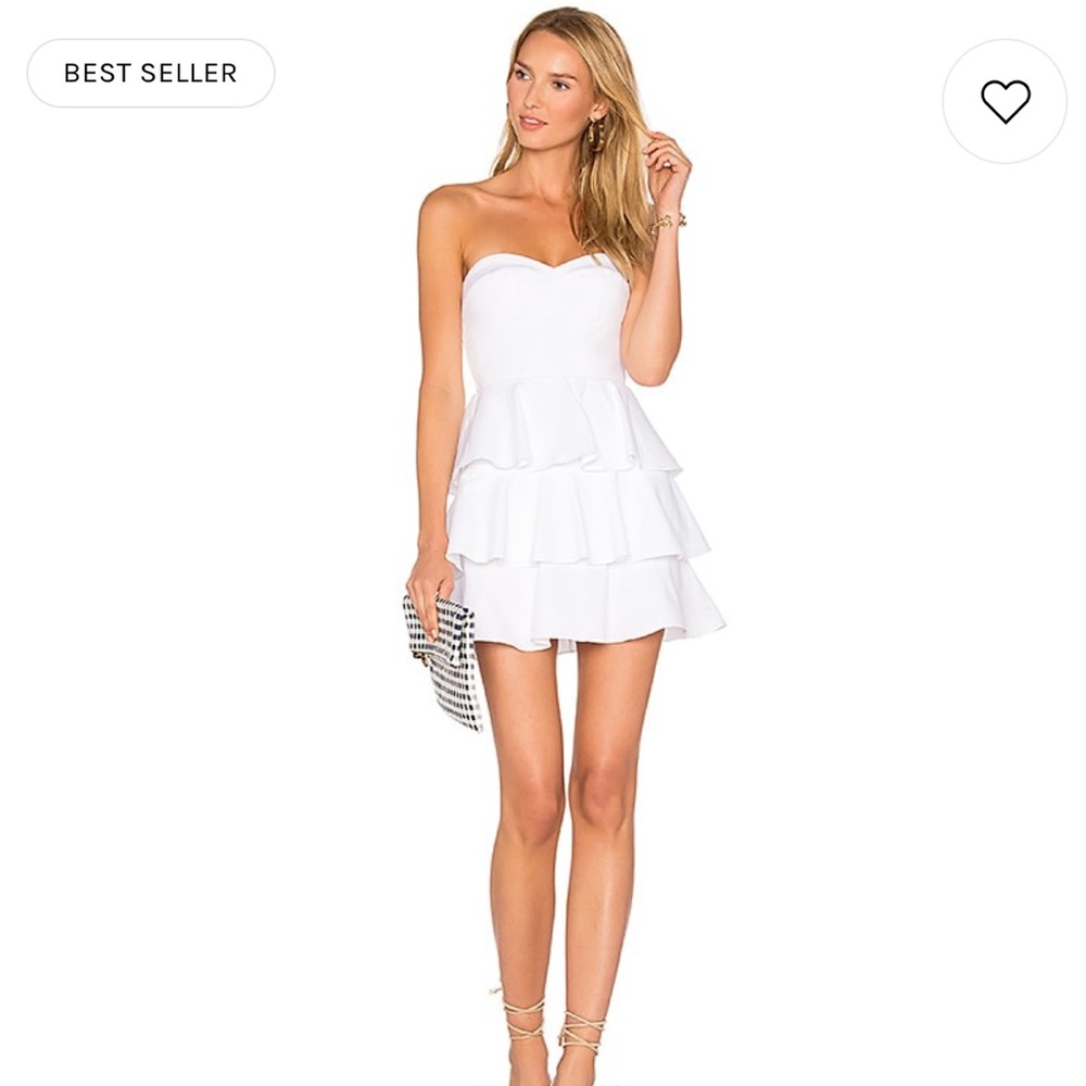 Tiered Ruffle Dress by Amanda Uprichard. Never worn and in perfect condition!